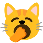 cara de bostezo + cara de gato