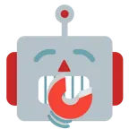 cara de bostezo + robot