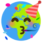 partide eğlenen yüz + yerkürede Avrupa-Afrika