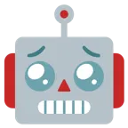 yalvaran yüz + robot