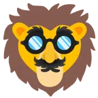Löwe + verkleidet