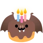 Fledermaus + Geburtstagskuchen