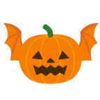 Fledermaus + Halloweenkürbis