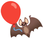 Fledermaus + Luftballon