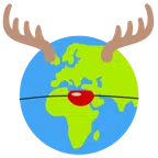 Hirsch + Globus mit Europa und Afrika