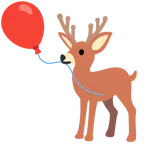 Hirsch + Luftballon
