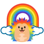 Igel + Regenbogen