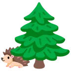 Igel + Nadelbaum