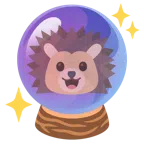 Igel + Kristallkugel