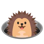 Igel + Loch