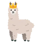 Lama + Krone