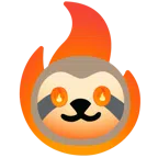 Faultier + Feuer