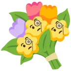 face with monocle + bouquet