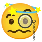 face with monocle + dizzy