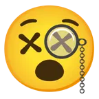 face with monocle + face with crossed-out eyes