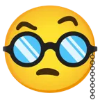 face with monocle + disguised face
