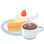 เครื่องดื่มร้อน + เค้กวันเกิด