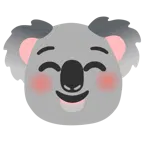 gülen yüz + koala
