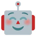 gülen yüz + robot