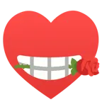 palo de corazones + rosa
