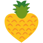 palo de corazones + piña