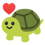 palo de corazones + tortuga