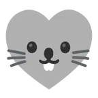 palo de corazones + cara de ratón
