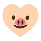 palo de corazones + cara de cerdo