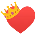palo de corazones + corona