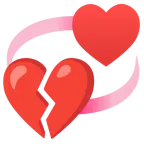palo de corazones + corazón roto