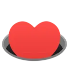 palo de corazones + agujero