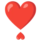 palo de corazones + exclamación de corazón