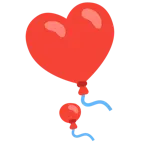exclamación de corazón + globo