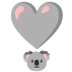 exclamación de corazón + koala