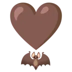 exclamación de corazón + murciélago
