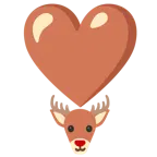exclamación de corazón + ciervo