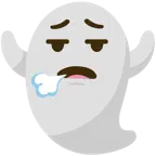 face exhaling + ghost