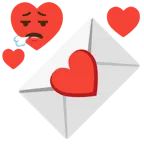 face exhaling + love letter