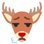face exhaling + deer