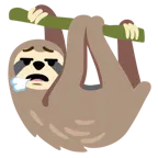 face exhaling + sloth