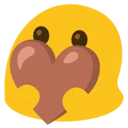 bacchetta magica + cuore marrone