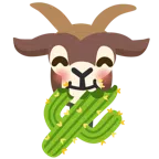 Ziege + Kaktus