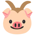 Ziege + Schweinegesicht