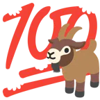 Ziege + 100 Punkte