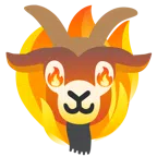 Ziege + Feuer