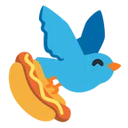 ptak + hot dog