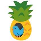 ptak + ananas