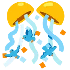 ptak + kula z konfetti