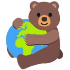 Bär + Globus mit Europa und Afrika