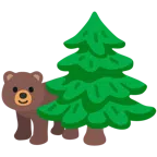 Bär + Nadelbaum